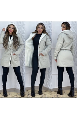 PARKA JEANS PELUCIADA PARKA JEANS PELUCIADA