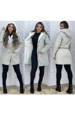 PARKA JEANS PELUCIADA